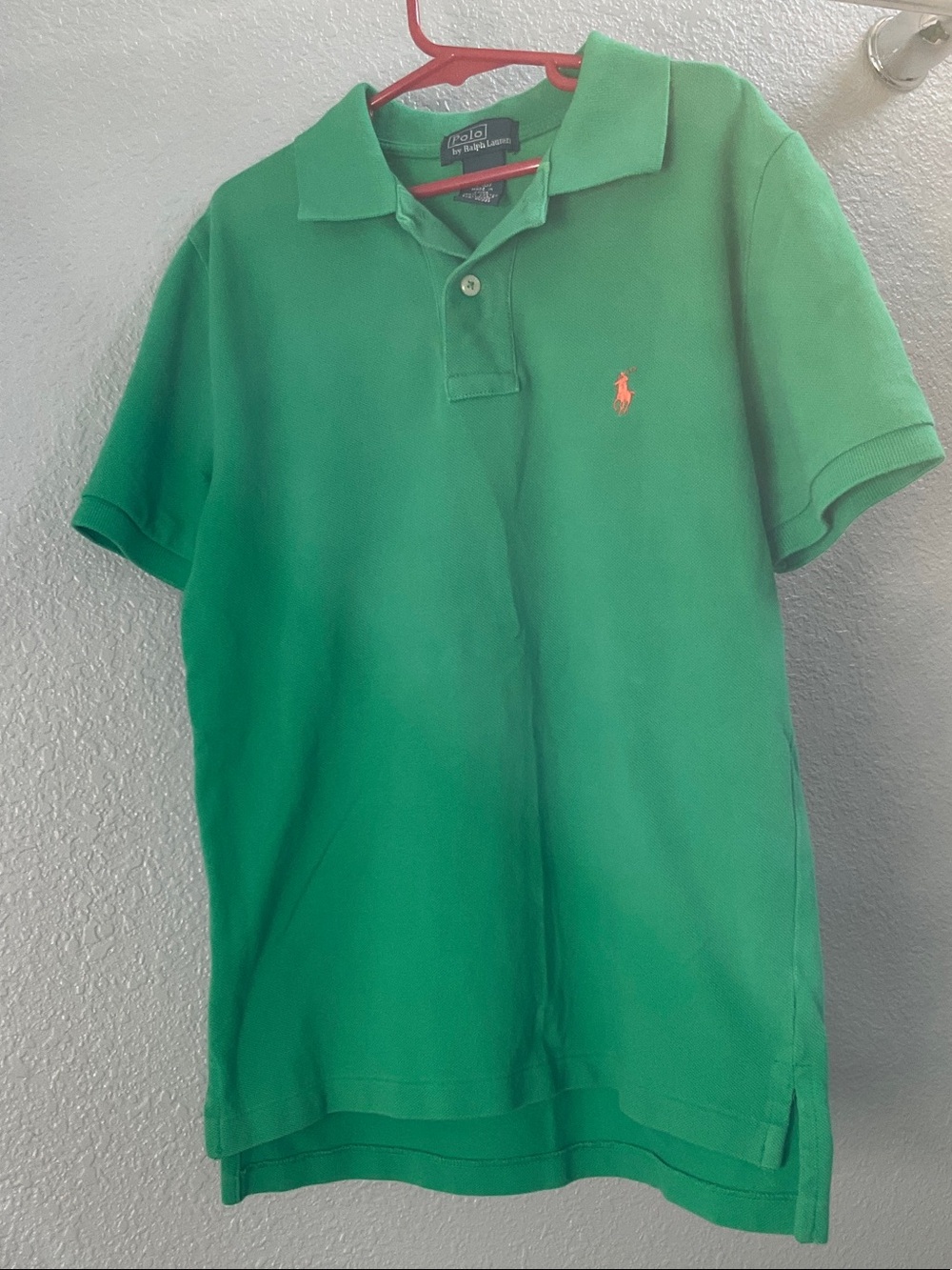 Polo by Ralph Lauren Green Short-Sleeve Embroidered Pony Polo